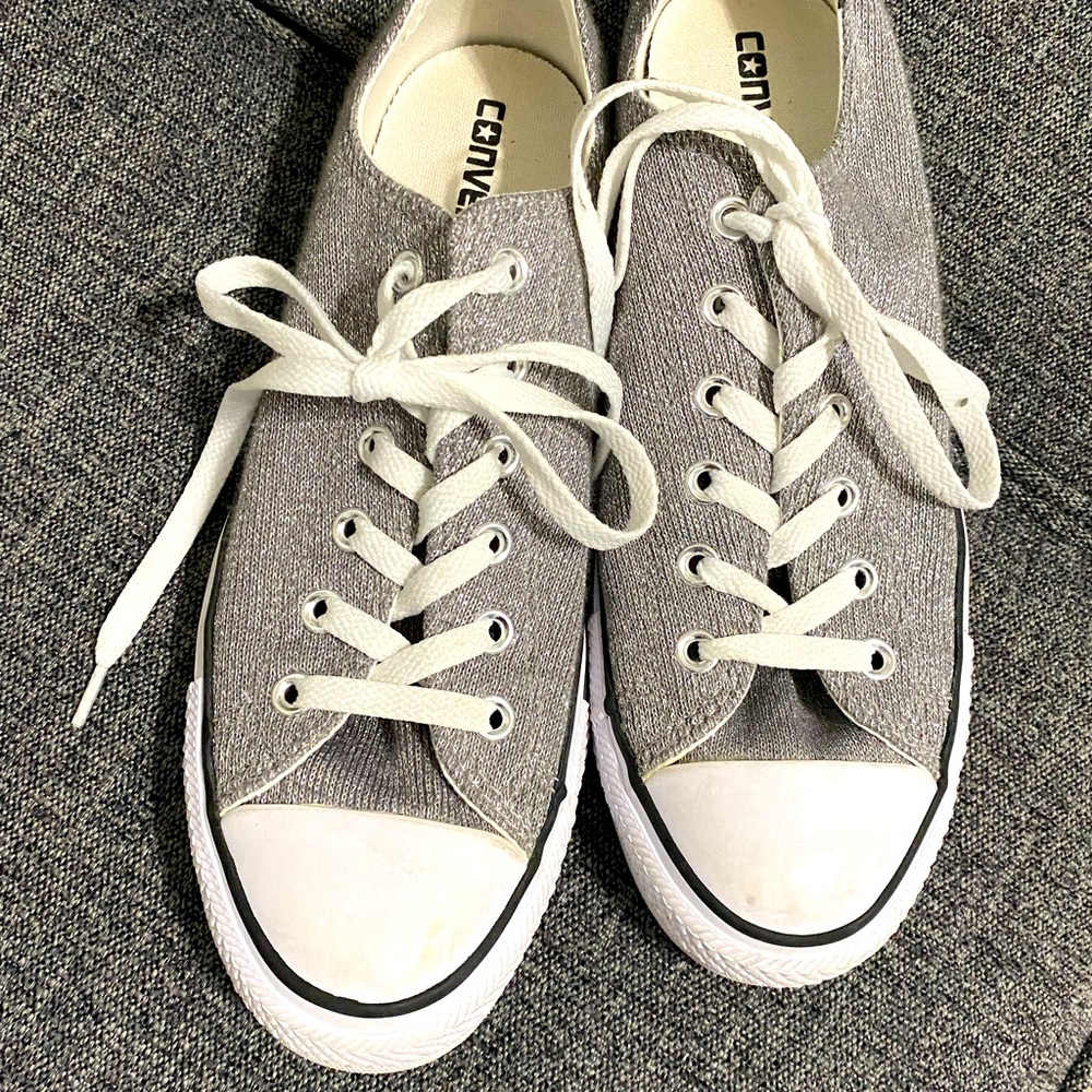 Silver Women’s Converse